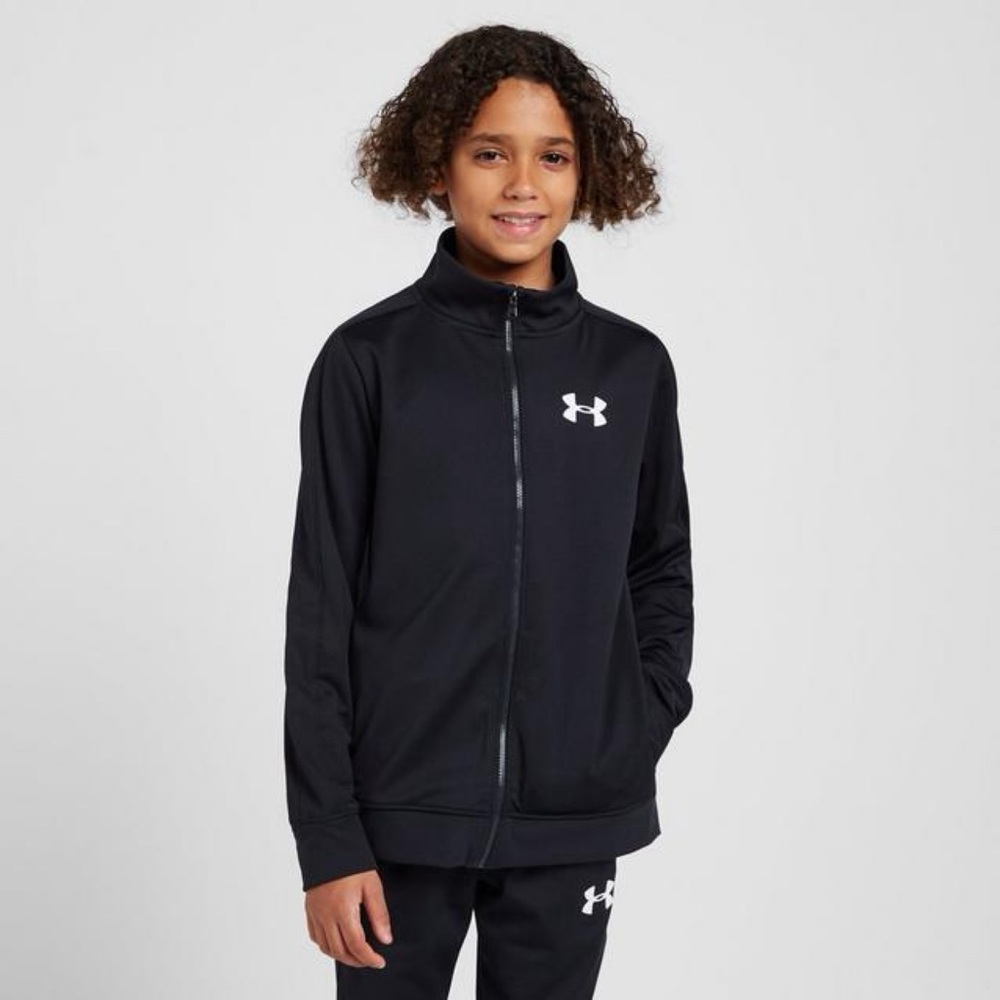 UNDER ARMOUR • Black Pennant Track Full Zip Jacket - Picture 2 of 4